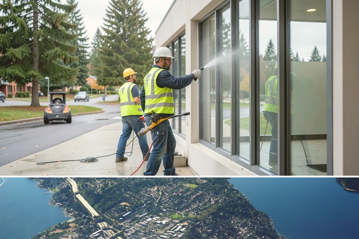 Public Building Maintenance in Mercer Island, King County, WA - Demand shifts with the seasons, concentrating on heating in winter and cooling and ventilation in summer.