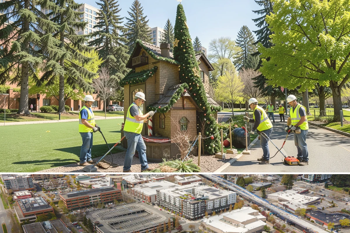 Public Building Maintenance in Redmond, King County, WA - Demand shifts with the seasons, concentrating on heating in winter and cooling and ventilation in summer.