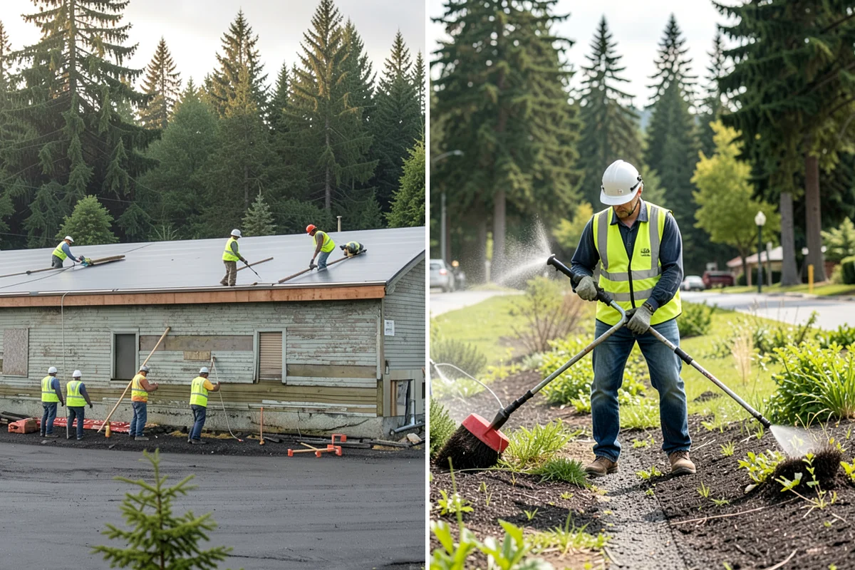 Public Building Maintenance in Shoreline, King County, WA - Building walkthrough and deficiency documentation