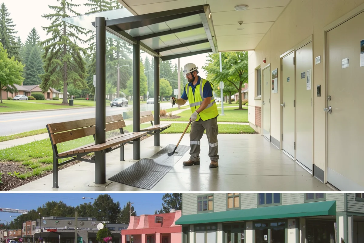 Public Building Maintenance in Snoqualmie, King County, WA - Demand shifts with the seasons, concentrating on heating in winter and cooling and ventilation in summer.