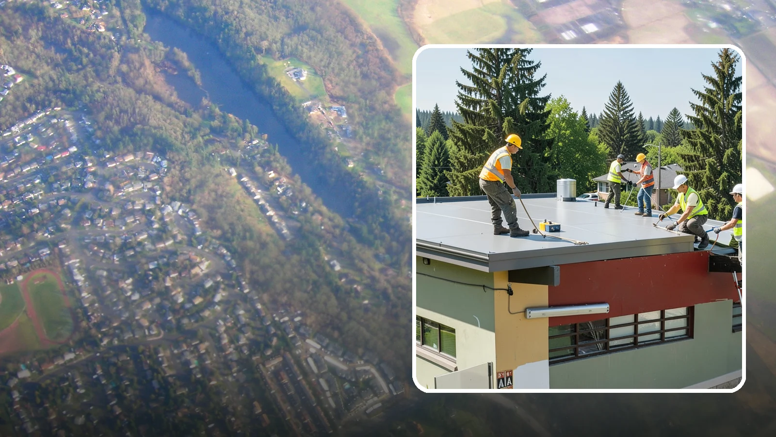 Public Building Roof Maintenance in Algona, King County, WA - Extend roof life across your building portfolio with scheduled inspections, cleaning, and preventive maintenance.