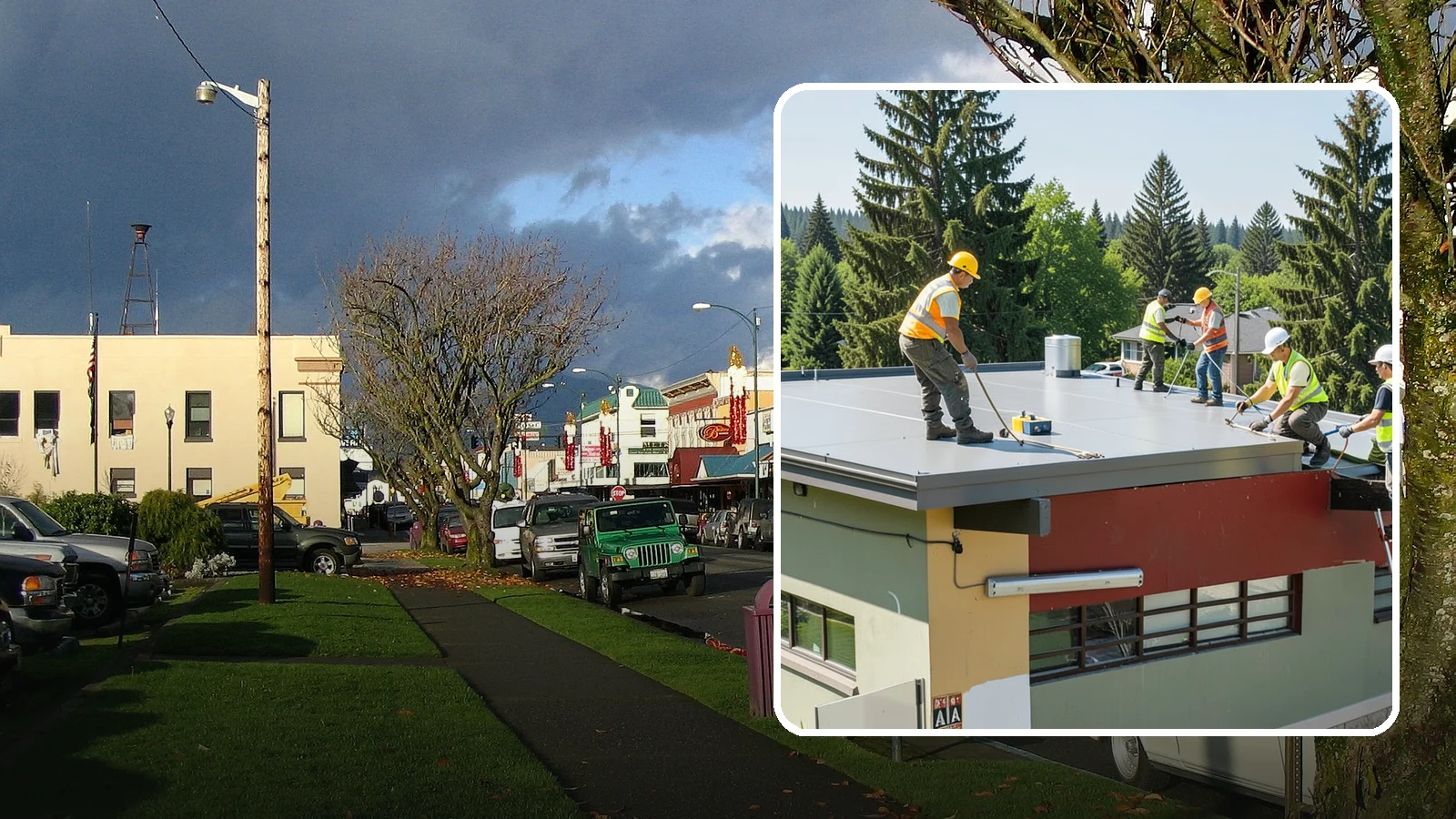Public Building Roof Maintenance in Arlington, Snohomish County, WA - Extend roof life across your building portfolio with scheduled inspections, cleaning, and preventive maintenance.