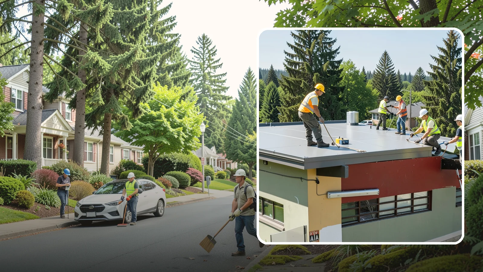 Public Building Roof Maintenance in Beaux Arts Village, King County, WA - Extend roof life across your building portfolio with scheduled inspections, cleaning, and preventive maintenance.