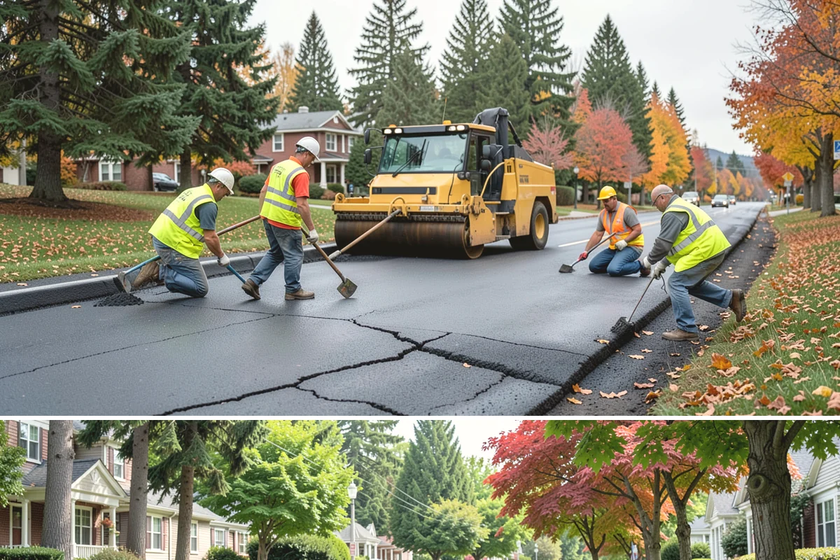 Public Building Roof Maintenance in Beaux Arts Village, King County, WA - Fall and spring service targets the leaf drop and moss growth that Northwest roofs accumulate seasonally.