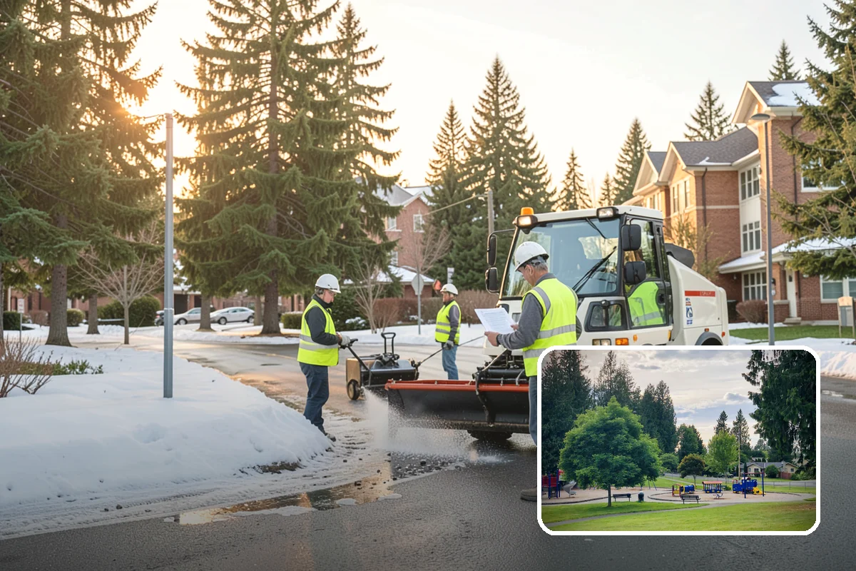 Public Building Roof Maintenance in Bonney Lake, Pierce County, WA - Extends roof service life and defers capital replacement
