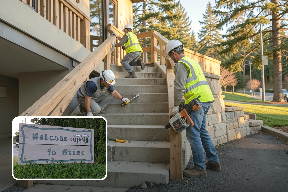 Public Building Roof Maintenance in Brier, Snohomish County, WA - Extends roof service life and defers capital replacement