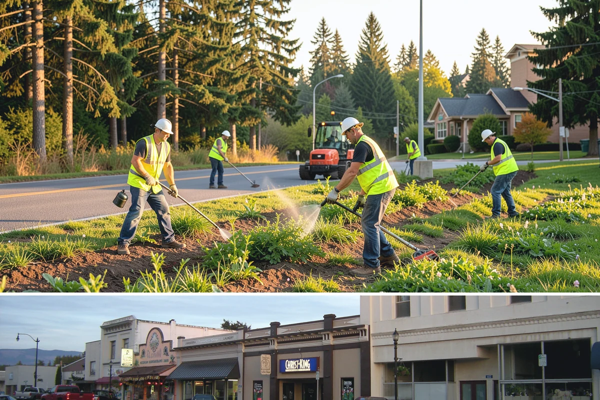 Public Building Roof Maintenance in Burlington, Skagit County, WA - Fall and spring service targets the leaf drop and moss growth that Northwest roofs accumulate seasonally.