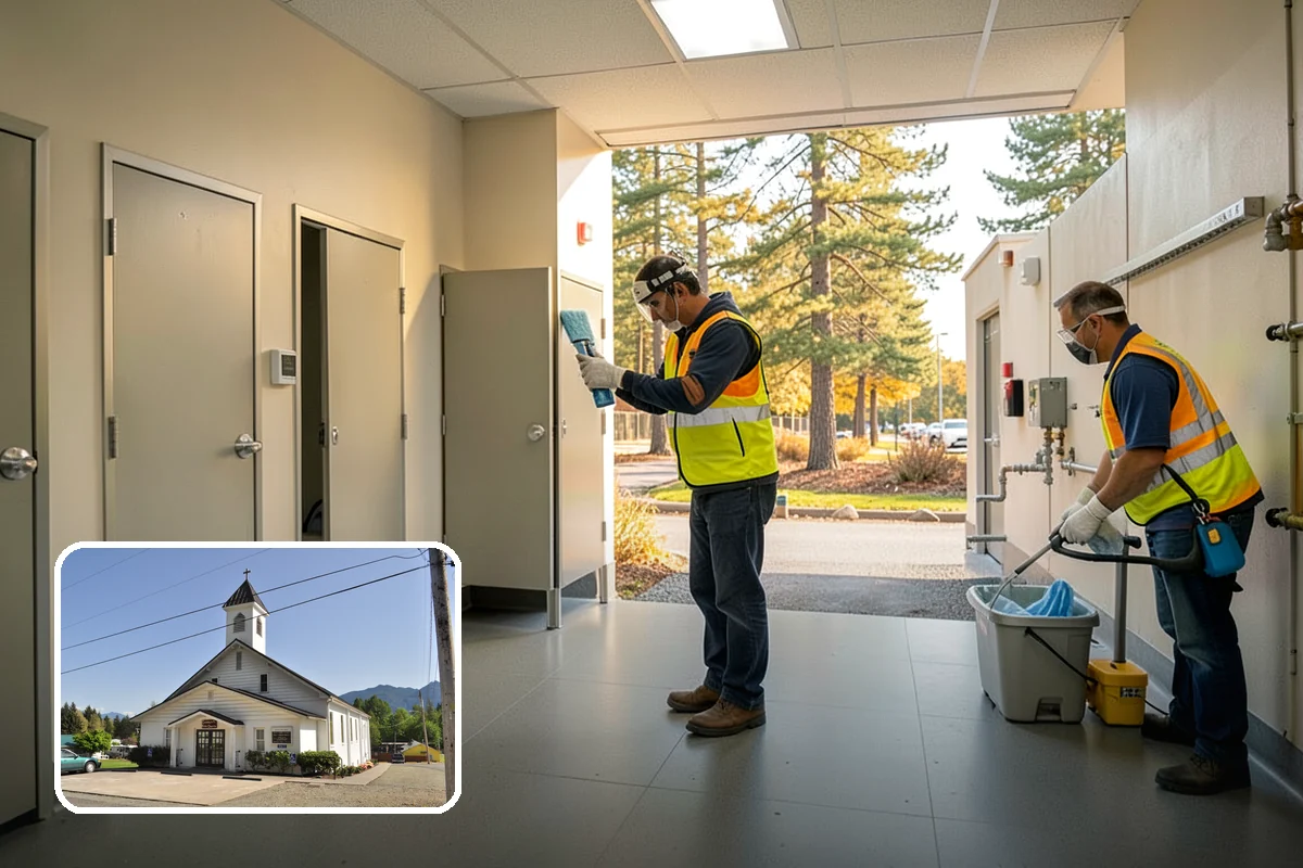 Public Building Roof Maintenance in Concrete, Skagit County, WA - Extends roof service life and defers capital replacement