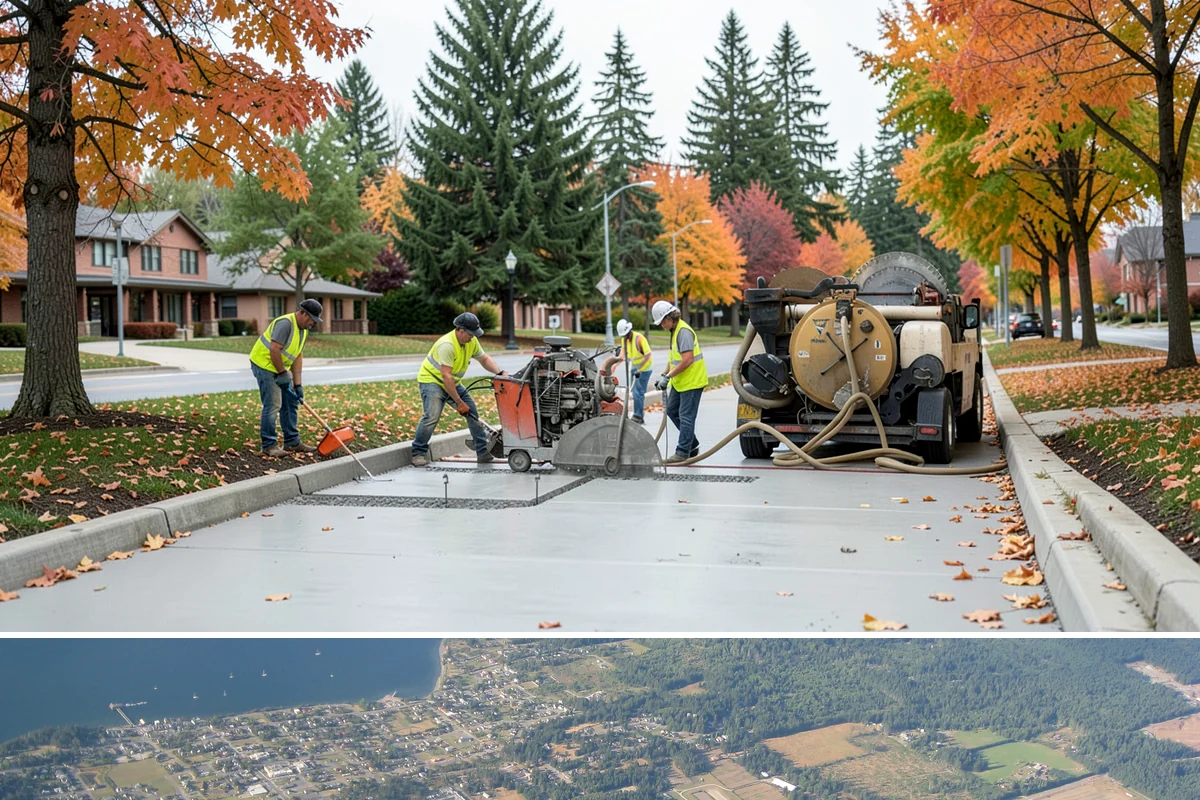 Public Building Roof Maintenance in Coupeville, Island County, WA - Fall and spring service targets the leaf drop and moss growth that Northwest roofs accumulate seasonally.