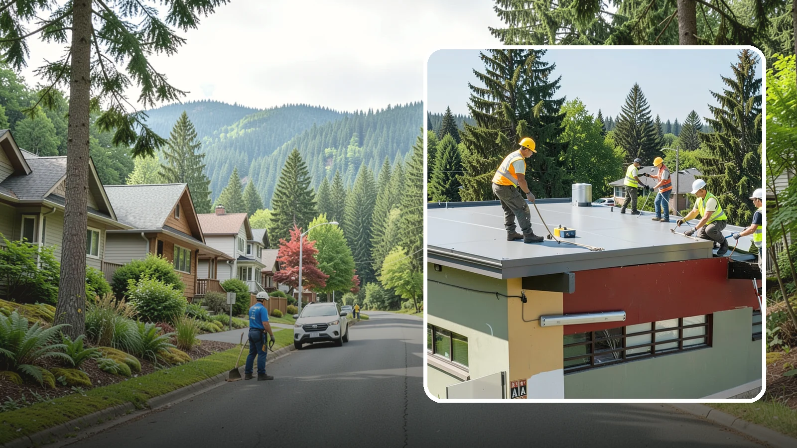 Public Building Roof Maintenance in Darrington, Snohomish County, WA - Extend roof life across your building portfolio with scheduled inspections, cleaning, and preventive maintenance.