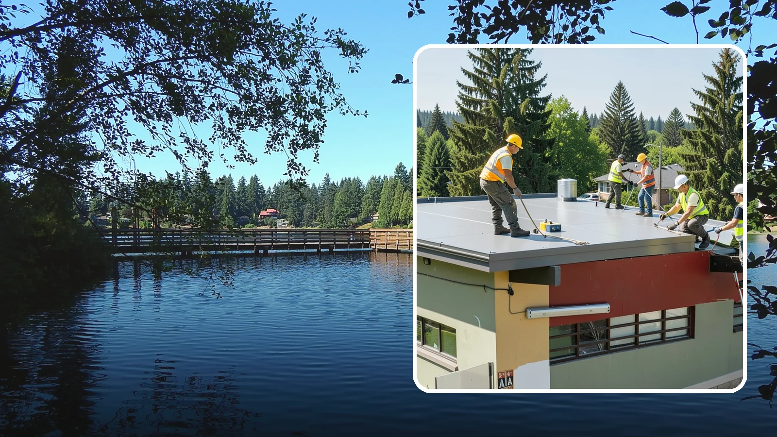 Public Building Roof Maintenance in Federal Way, King County, WA - Extend roof life across your building portfolio with scheduled inspections, cleaning, and preventive maintenance.