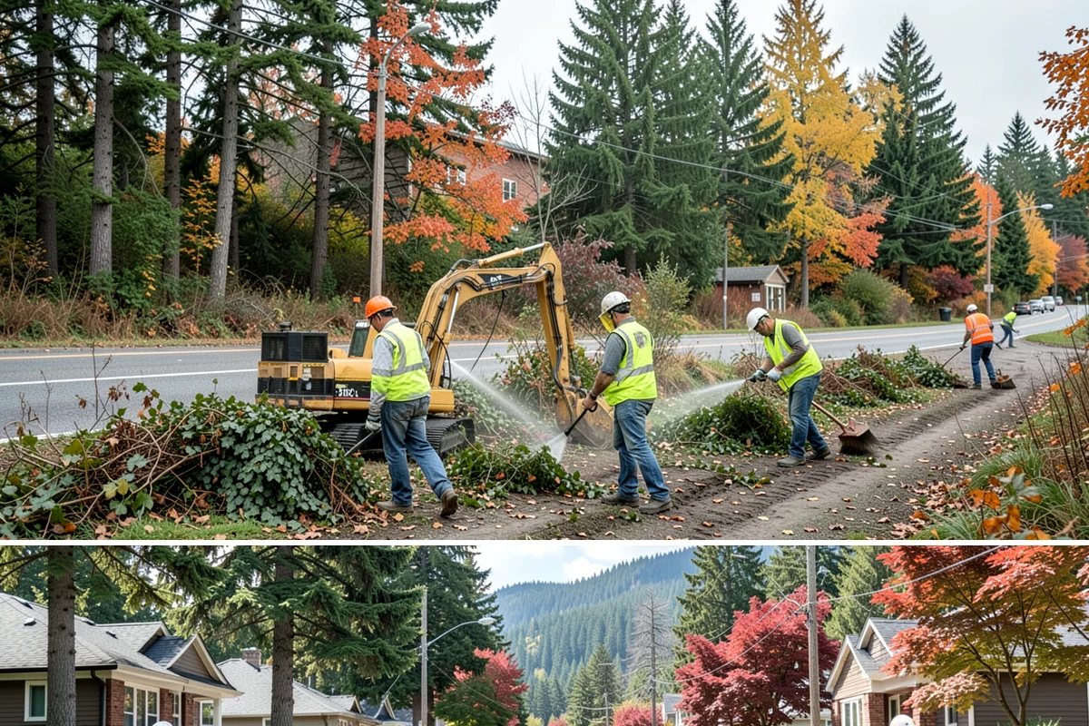 Public Building Roof Maintenance in Hunts Point, King County, WA - Fall and spring service targets the leaf drop and moss growth that Northwest roofs accumulate seasonally.