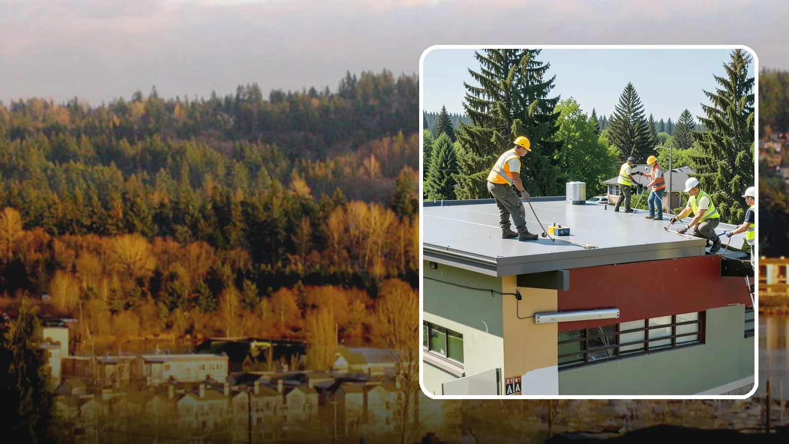 Public Building Roof Maintenance in Kenmore, King County, WA - Extend roof life across your building portfolio with scheduled inspections, cleaning, and preventive maintenance.
