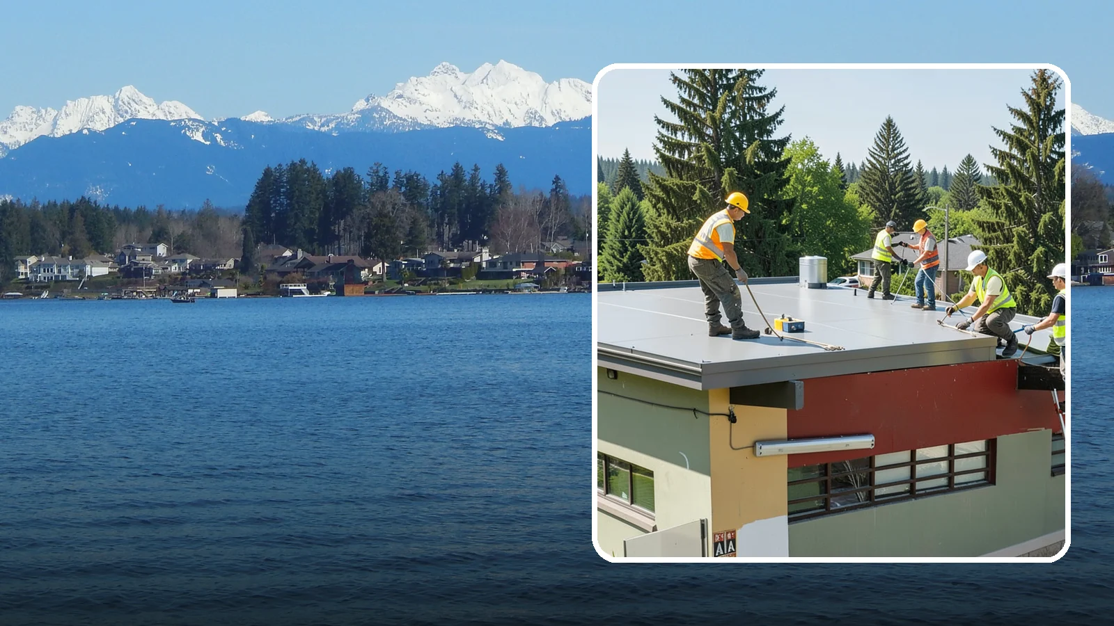 Public Building Roof Maintenance in Lake Stevens, Snohomish County, WA - Extend roof life across your building portfolio with scheduled inspections, cleaning, and preventive maintenance.