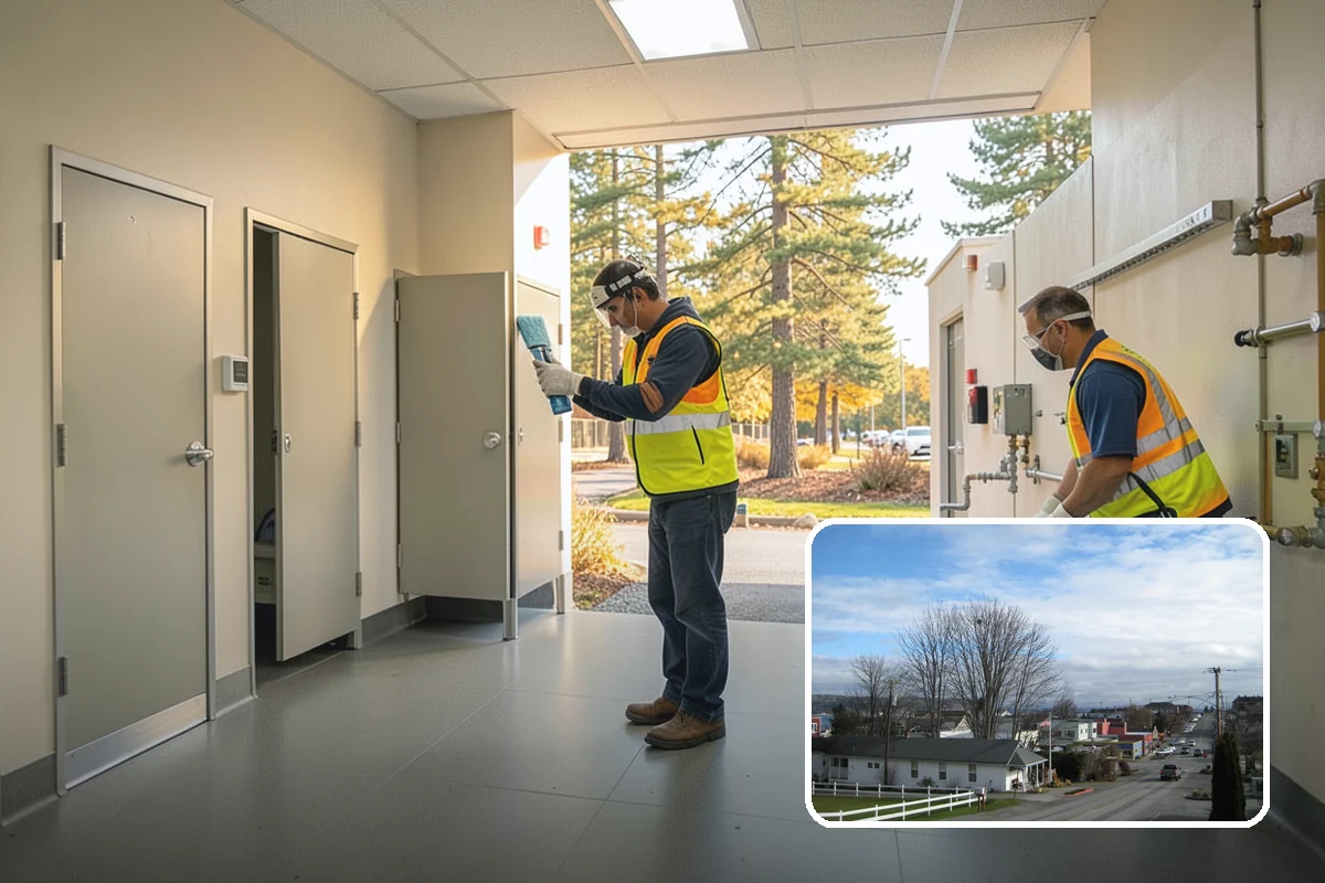 Public Building Roof Maintenance in Langley, Island County, WA - Extends roof service life and defers capital replacement