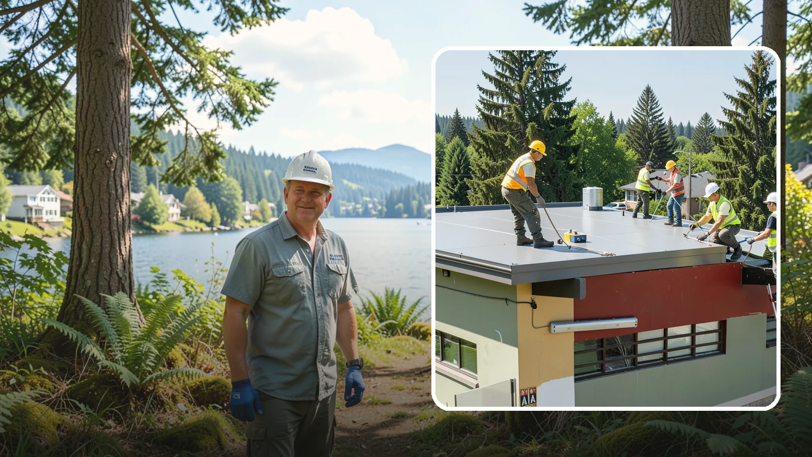 Public Building Roof Maintenance in Milton, King County, WA - Extend roof life across your building portfolio with scheduled inspections, cleaning, and preventive maintenance.