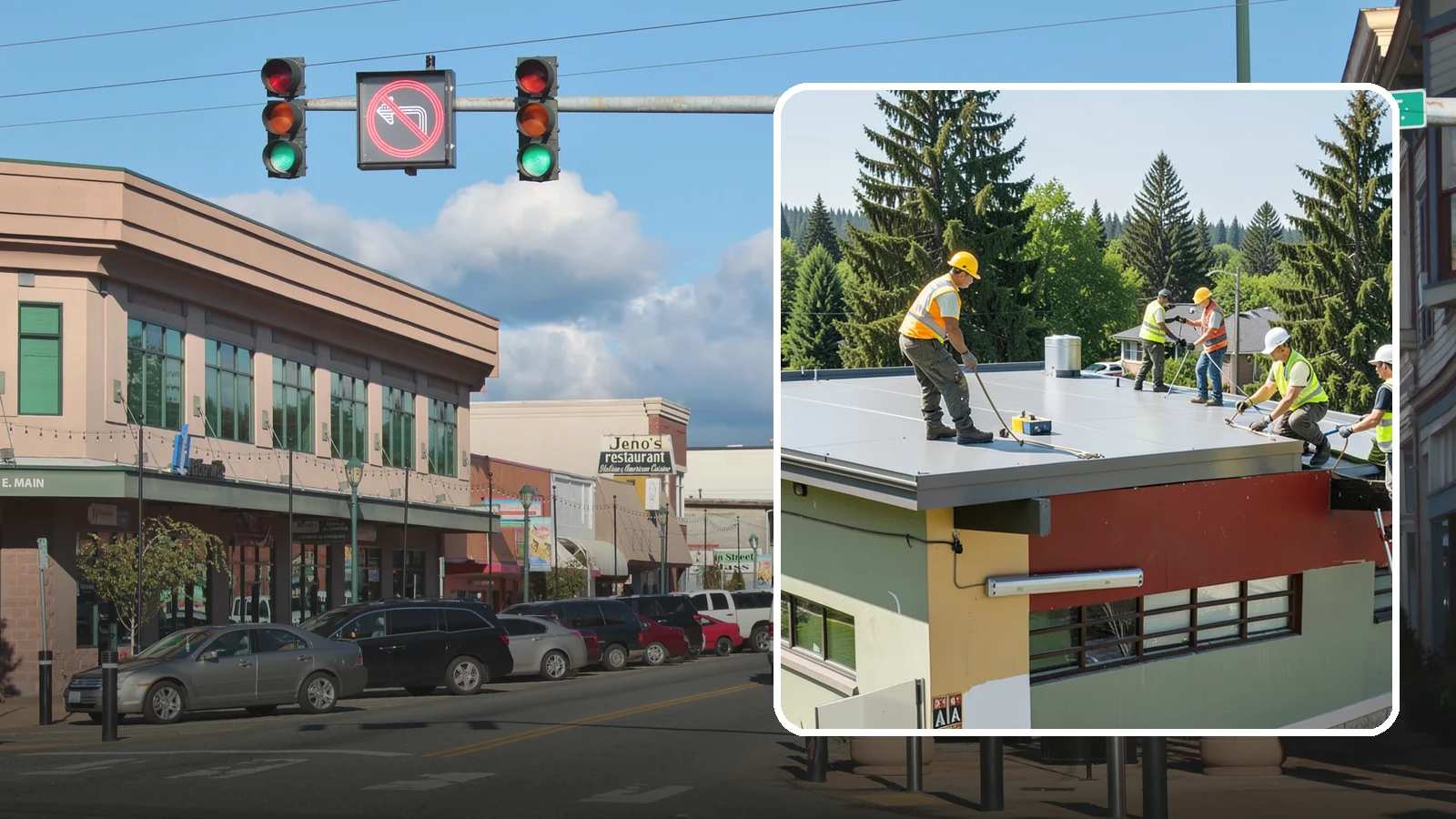 Public Building Roof Maintenance in Monroe, Snohomish County, WA - Extend roof life across your building portfolio with scheduled inspections, cleaning, and preventive maintenance.