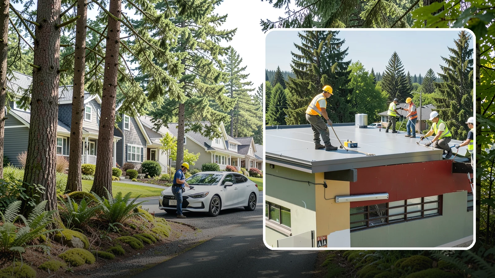 Public Building Roof Maintenance in Normandy Park, King County, WA - Extend roof life across your building portfolio with scheduled inspections, cleaning, and preventive maintenance.