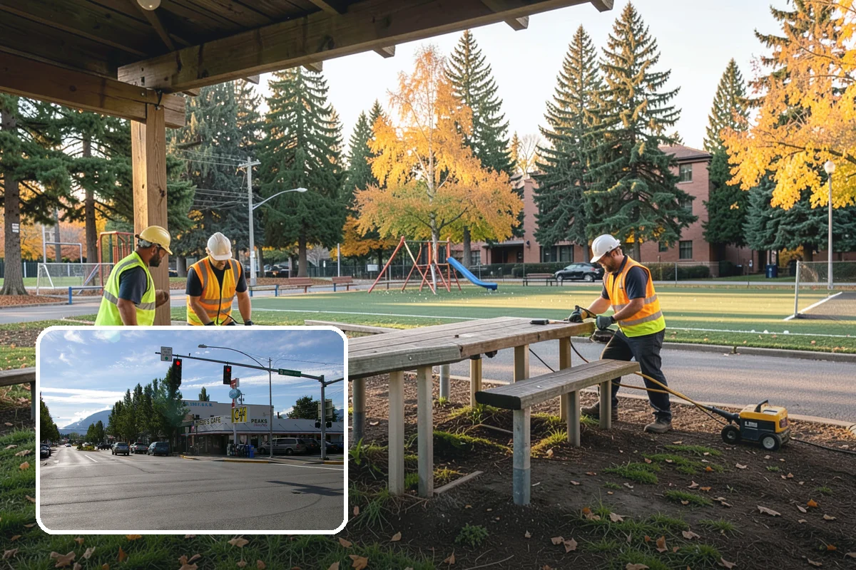 Public Building Roof Maintenance in North Bend, King County, WA - Extends roof service life and defers capital replacement