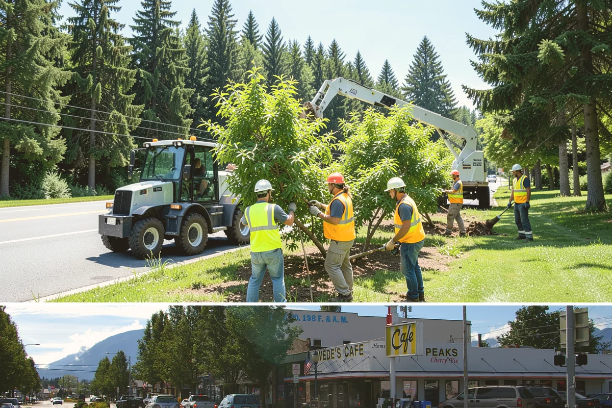 Public Building Roof Maintenance in North Bend, King County, WA - Fall and spring service targets the leaf drop and moss growth that Northwest roofs accumulate seasonally.