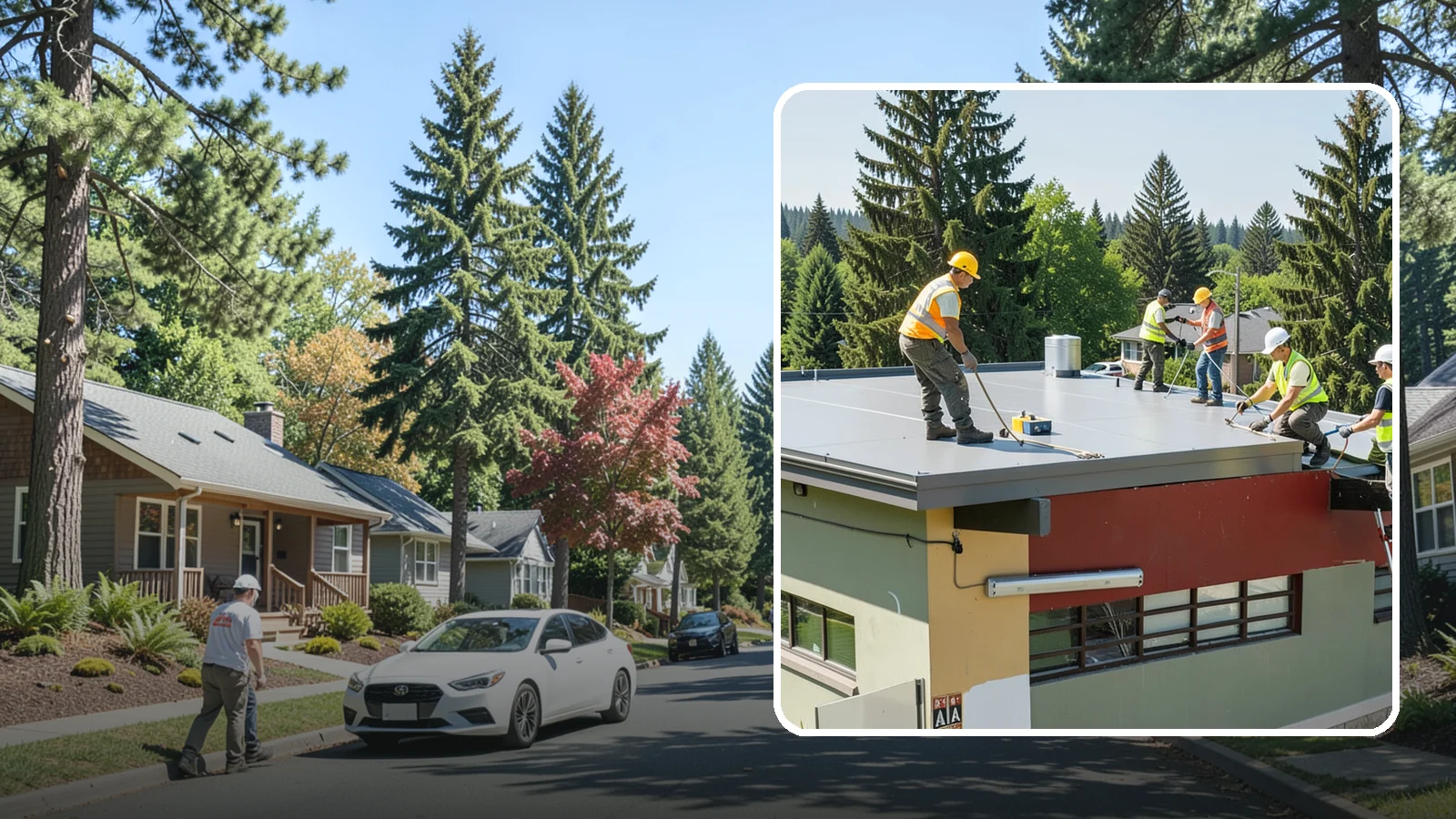 Public Building Roof Maintenance in Orting, Pierce County, WA - Extend roof life across your building portfolio with scheduled inspections, cleaning, and preventive maintenance.