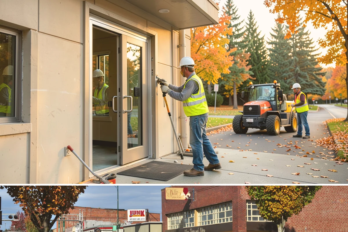 Public Building Roof Maintenance in Puyallup, Pierce County, WA - Fall and spring service targets the leaf drop and moss growth that Northwest roofs accumulate seasonally.