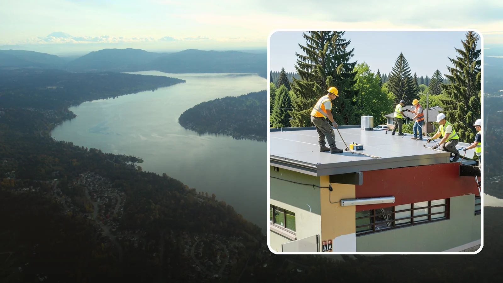 Public Building Roof Maintenance in Sammamish, King County, WA - Extend roof life across your building portfolio with scheduled inspections, cleaning, and preventive maintenance.