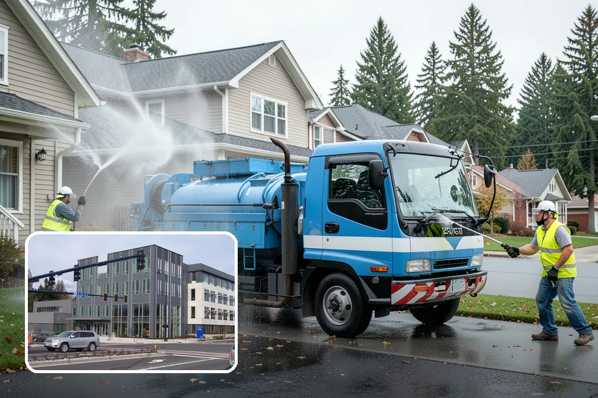 Public Building Roof Maintenance in Shoreline, King County, WA - Extends roof service life and defers capital replacement