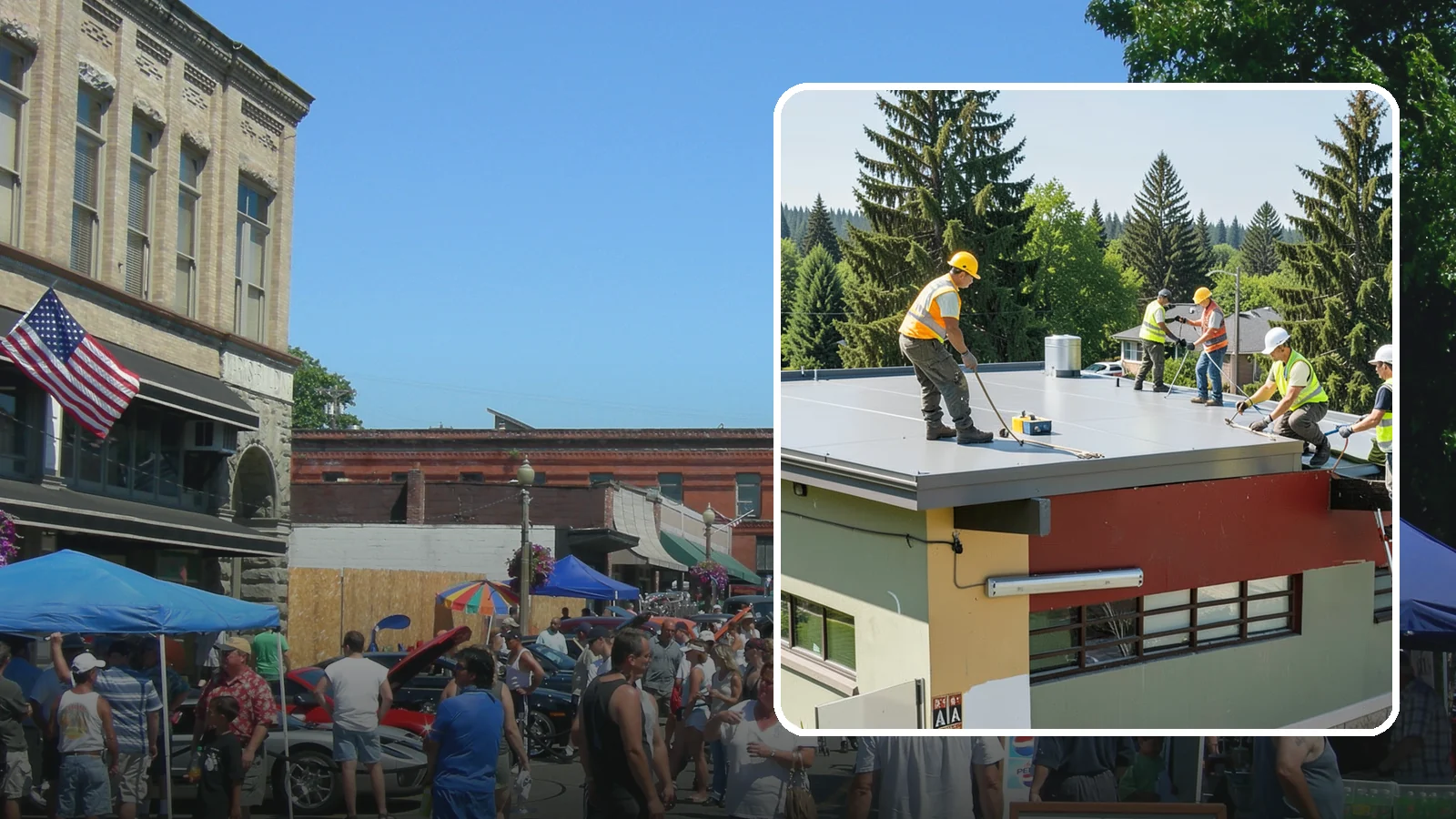Public Building Roof Maintenance in Snohomish, Snohomish County, WA - Extend roof life across your building portfolio with scheduled inspections, cleaning, and preventive maintenance.