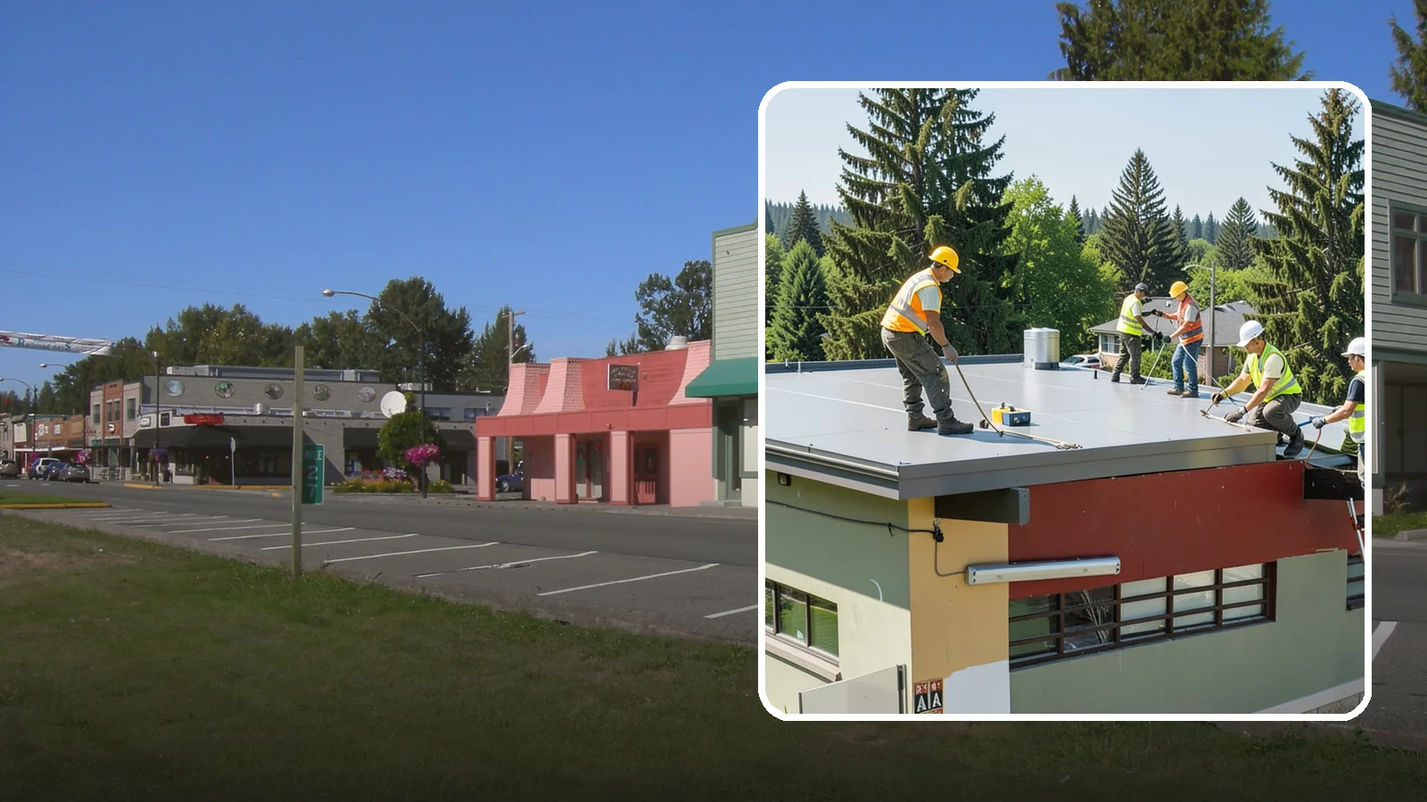 Public Building Roof Maintenance in Snoqualmie, King County, WA - Extend roof life across your building portfolio with scheduled inspections, cleaning, and preventive maintenance.
