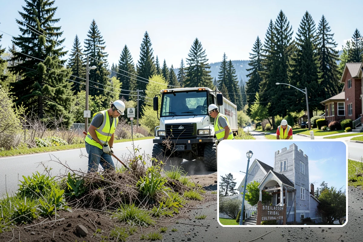 Public Building Roof Maintenance in Steilacoom, Pierce County, WA - Extends roof service life and defers capital replacement