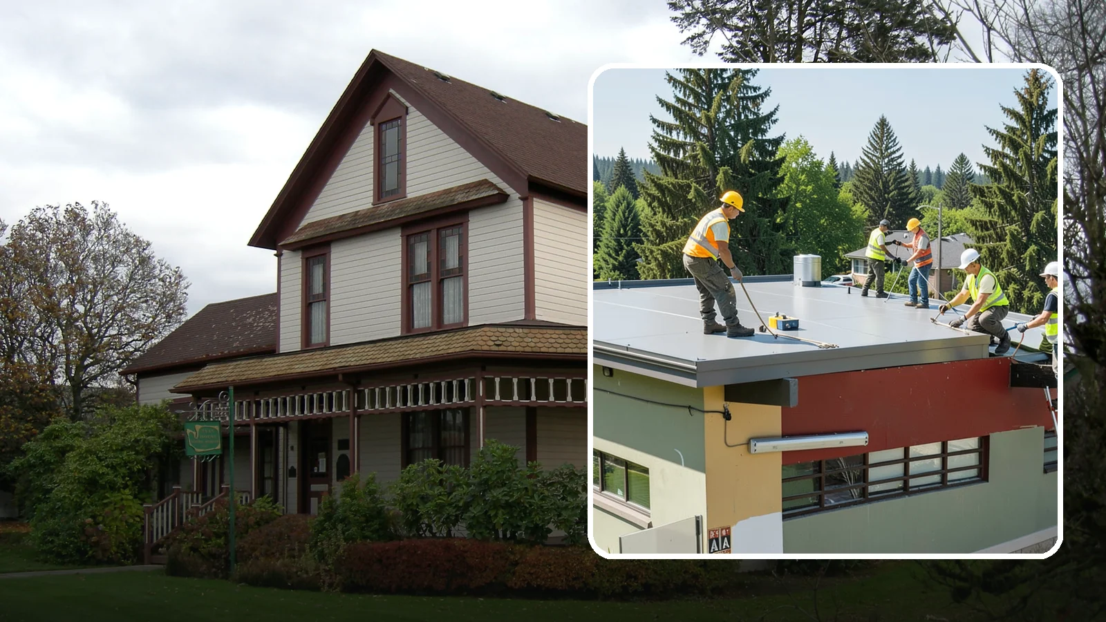 Public Building Roof Maintenance in Sumner, Pierce County, WA - Extend roof life across your building portfolio with scheduled inspections, cleaning, and preventive maintenance.