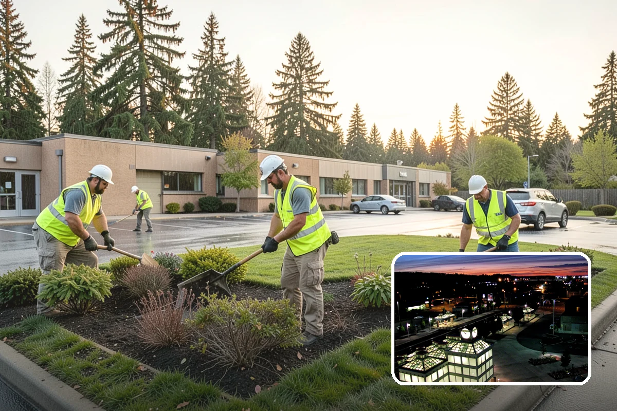 Public Building Washing in Auburn, King County, WA - Reverses mildew and algae staining typical of the wet PNW climate