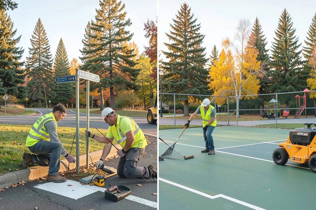 Public Building Washing in Auburn, King County, WA - Inspect facade materials, staining, and access constraints