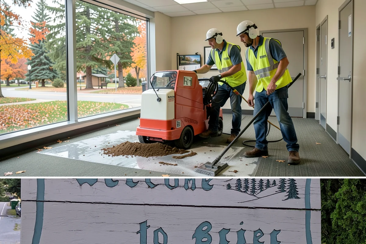 Public Building Washing in Brier, Snohomish County, WA - Plan exterior washing for late spring through summer when drier weather improves results and slows regrowth of mildew and algae.