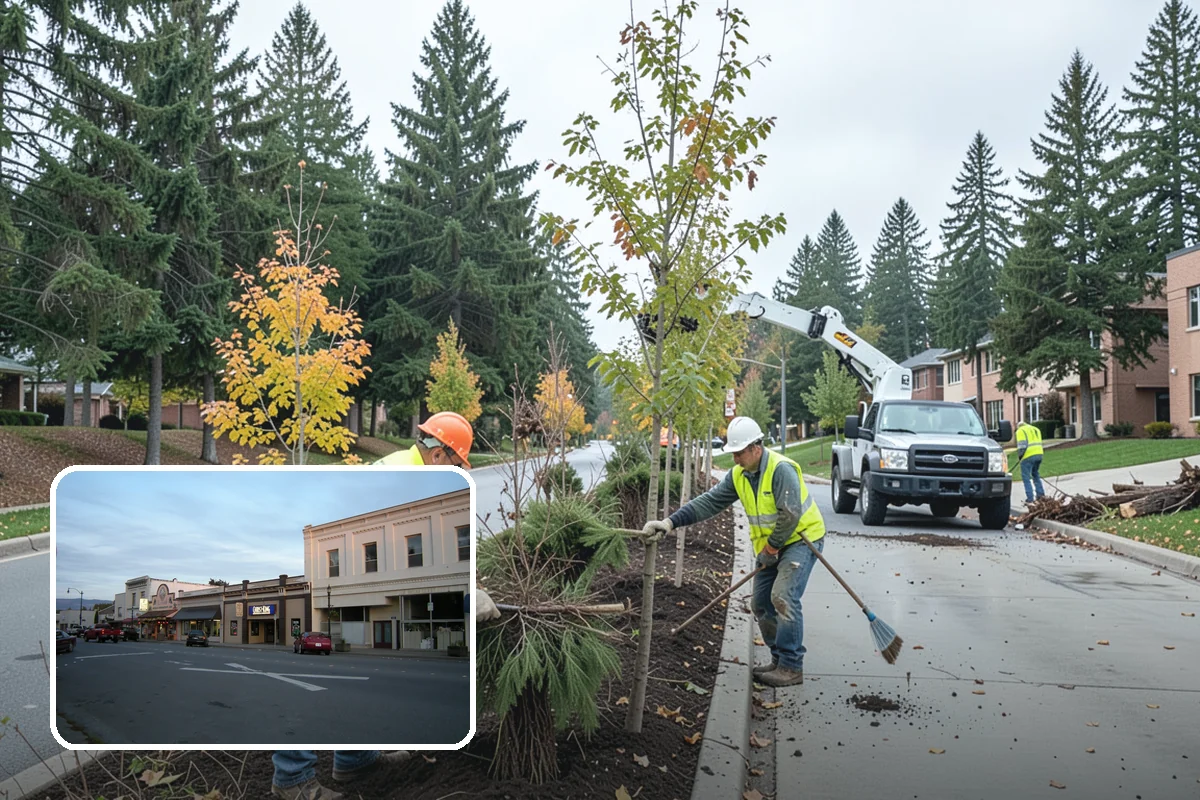 Public Building Washing in Burlington, Skagit County, WA - Reverses mildew and algae staining typical of the wet PNW climate