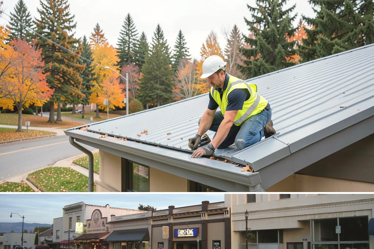 Public Building Washing in Burlington, Skagit County, WA - Plan exterior washing for late spring through summer when drier weather improves results and slows regrowth of mildew and algae.