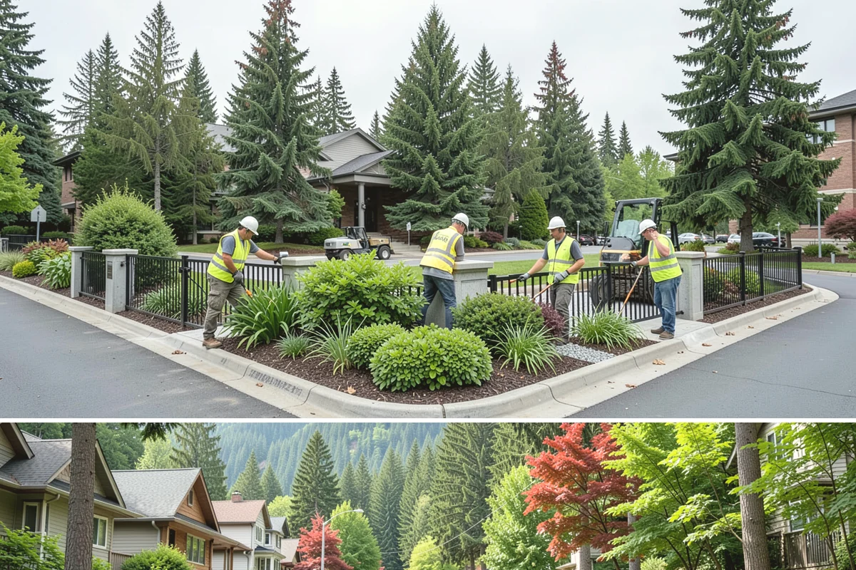 Public Building Washing in Darrington, Snohomish County, WA - Plan exterior washing for late spring through summer when drier weather improves results and slows regrowth of mildew and algae.