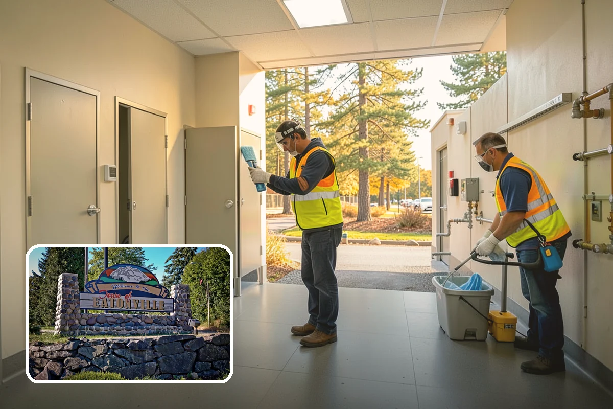 Public Building Washing in Eatonville, Pierce County, WA - Reverses mildew and algae staining typical of the wet PNW climate