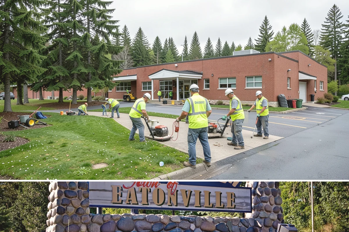Public Building Washing in Eatonville, Pierce County, WA - Plan exterior washing for late spring through summer when drier weather improves results and slows regrowth of mildew and algae.