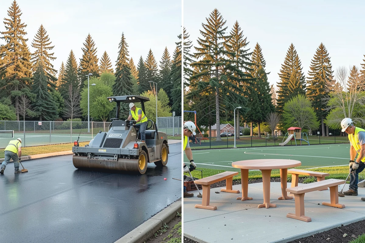 Public Building Washing in Granite Falls, Snohomish County, WA - Inspect facade materials, staining, and access constraints