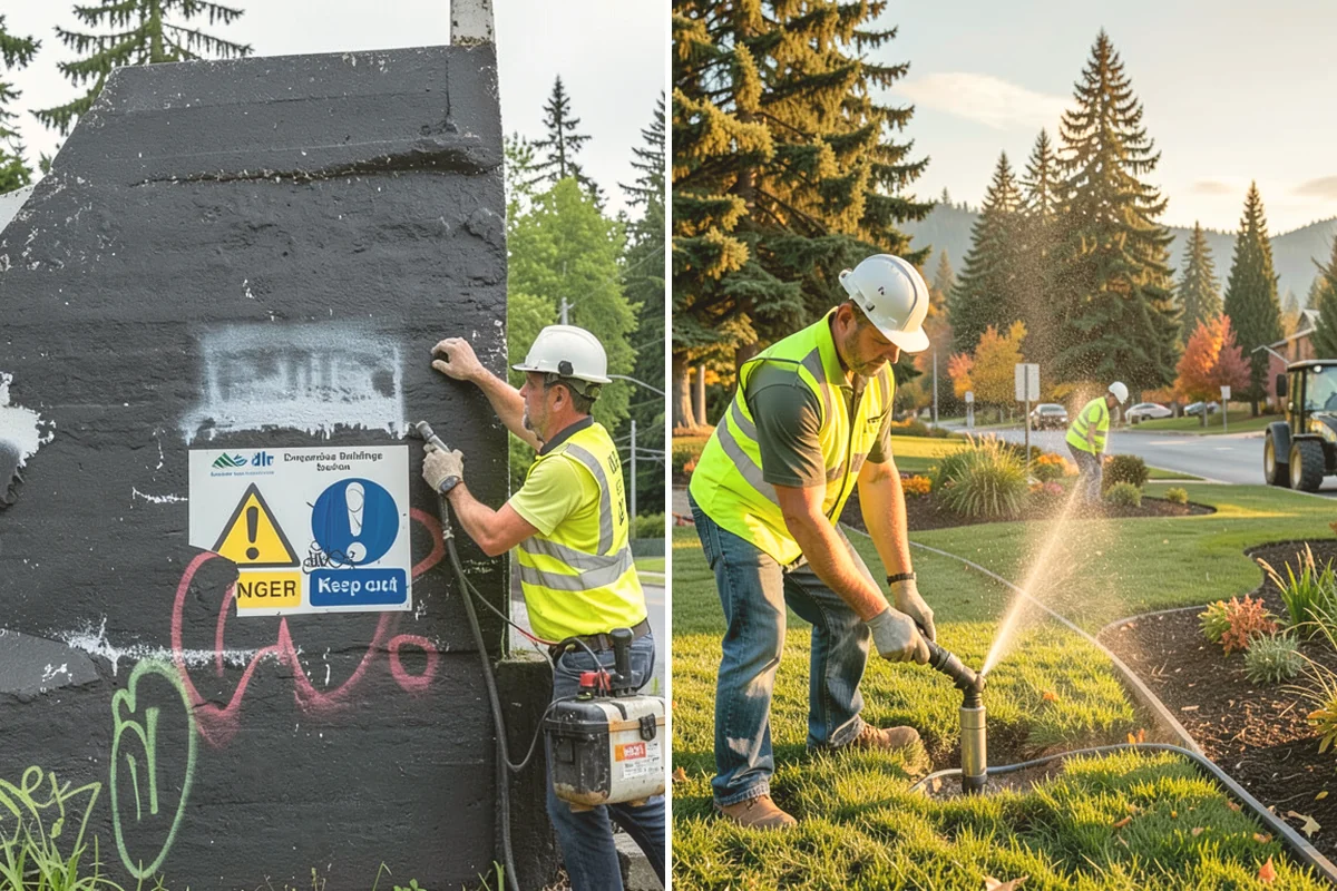 Public Building Washing in Index, Snohomish County, WA - Inspect facade materials, staining, and access constraints