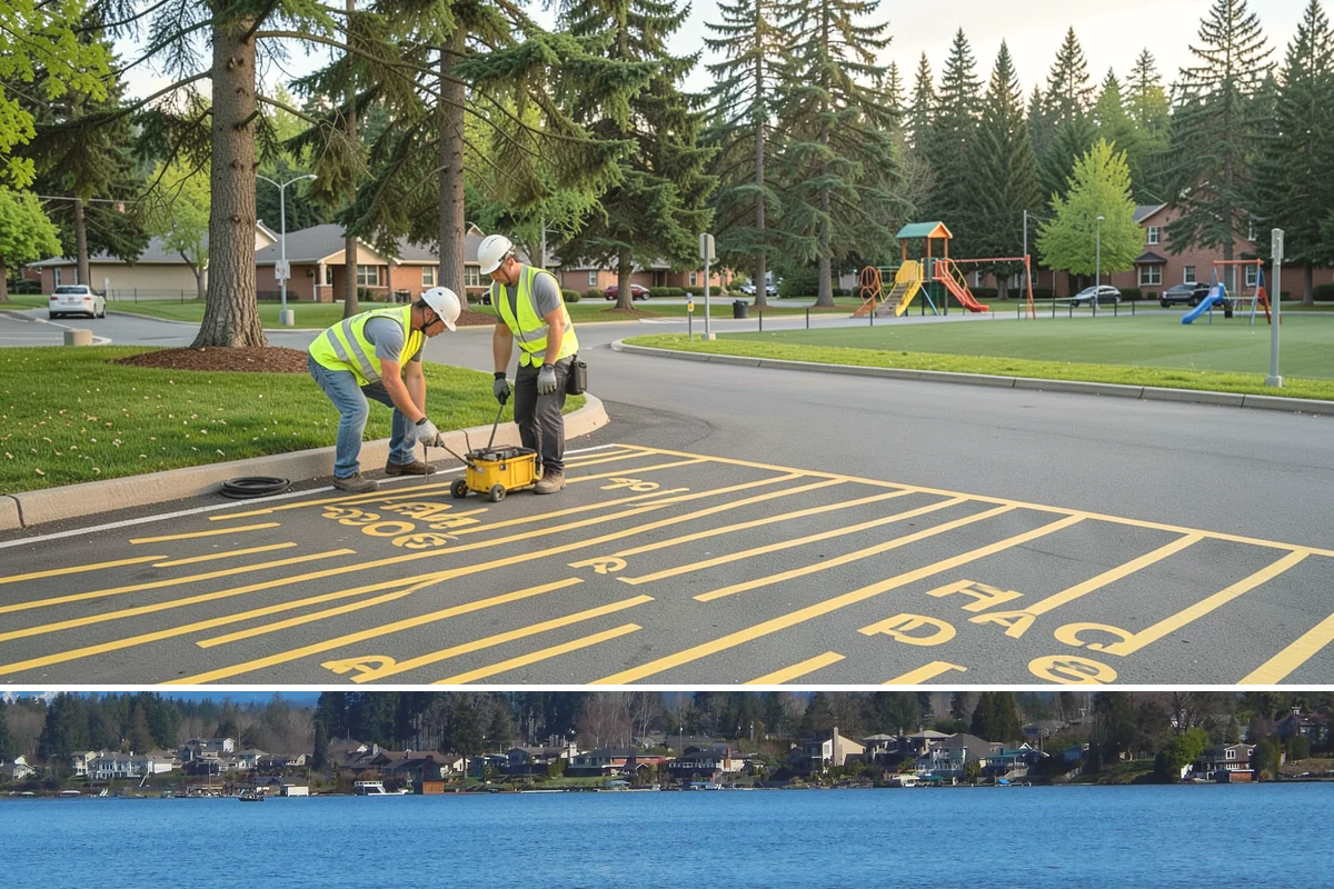 Public Building Washing in Lake Stevens, Snohomish County, WA - Plan exterior washing for late spring through summer when drier weather improves results and slows regrowth of mildew and algae.