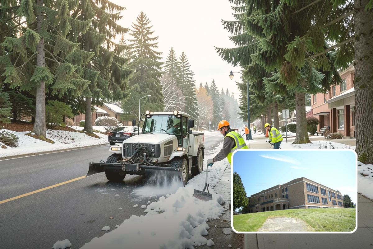 Public Building Washing in Maple Valley, King County, WA - Reverses mildew and algae staining typical of the wet PNW climate