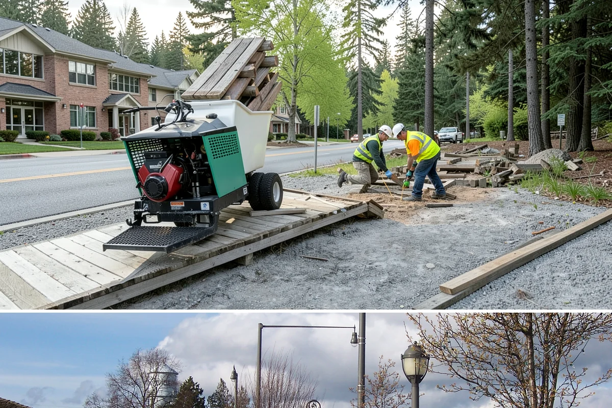 Public Building Washing in Marysville, Snohomish County, WA - Plan exterior washing for late spring through summer when drier weather improves results and slows regrowth of mildew and algae.
