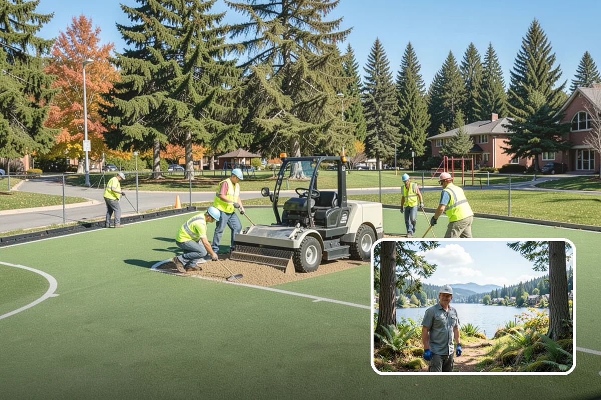 Public Building Washing in Milton, King County, WA - Reverses mildew and algae staining typical of the wet PNW climate