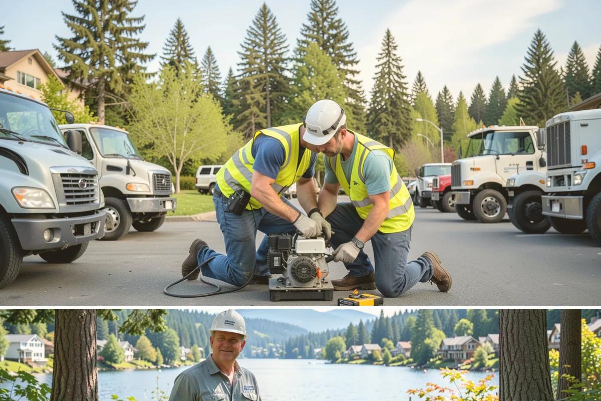 Public Building Washing in Milton, King County, WA - Plan exterior washing for late spring through summer when drier weather improves results and slows regrowth of mildew and algae.