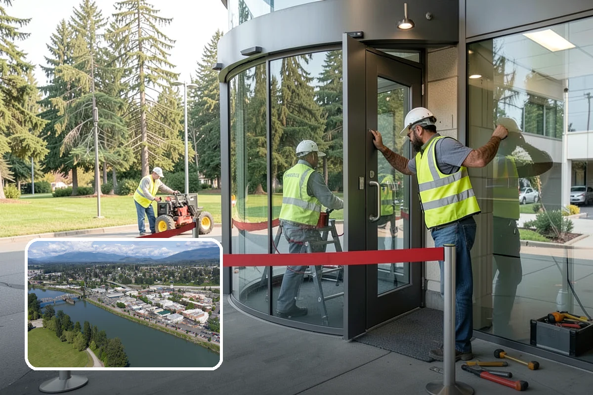 Public Building Washing in Mount Vernon, Skagit County, WA - Reverses mildew and algae staining typical of the wet PNW climate