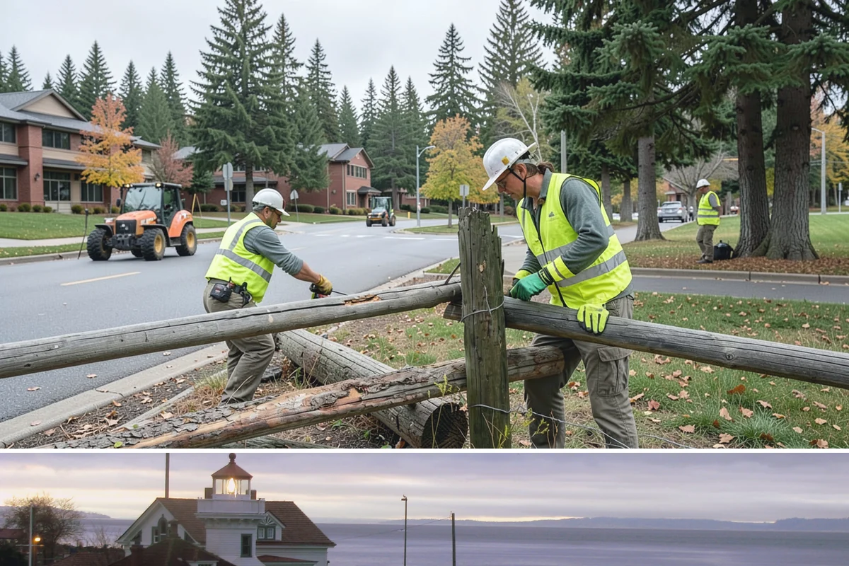 Public Building Washing in Mukilteo, Snohomish County, WA - Plan exterior washing for late spring through summer when drier weather improves results and slows regrowth of mildew and algae.