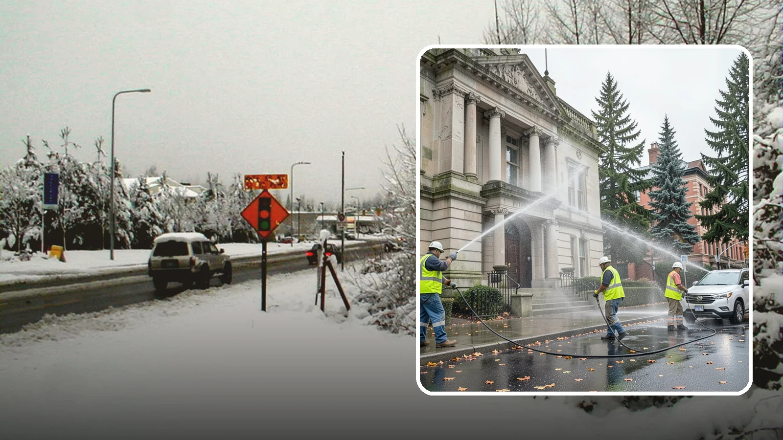 Public Building Washing in Newcastle, King County, WA - Soft-wash and pressure-clean the exteriors of city halls, libraries, and civic buildings to remove PNW mildew and staining.